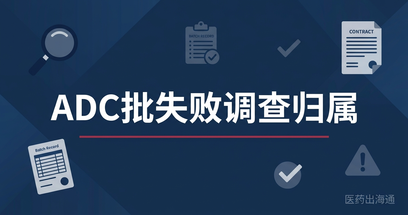 ADC在CDMO发生批失败，调查责任怎么划分——质量协议条款拆解